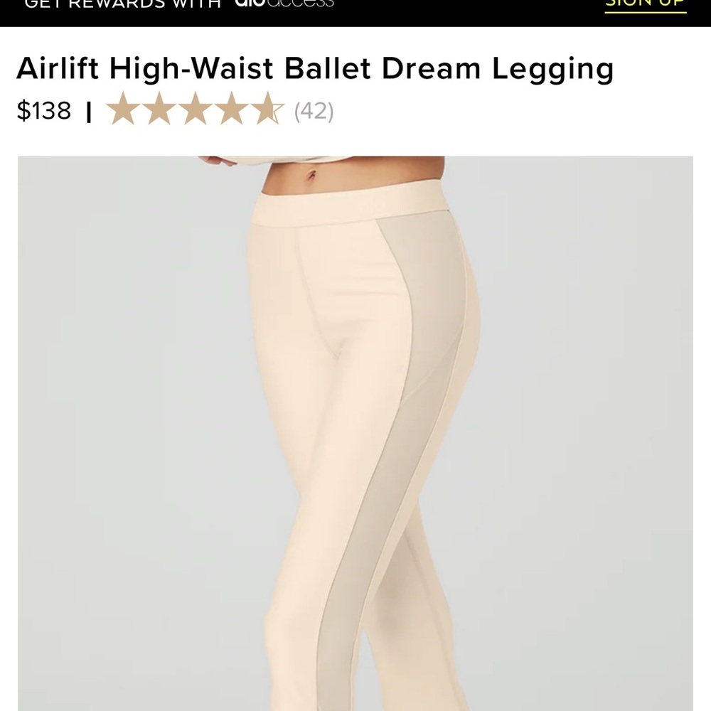 NWOT Alo Leggings! Perfect condition